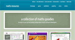 Desktop Screenshot of maths-resources.com